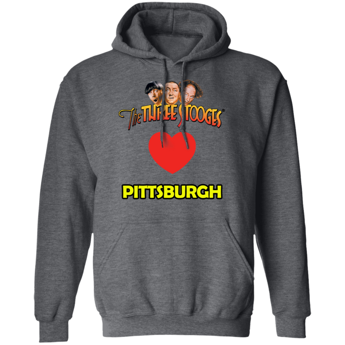 Three Stooges Love Pittsburgh Pullover Hoodie