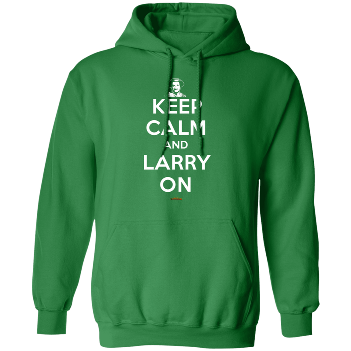 Three Stooges Keep Calm And Larry On Pullover Hoodie Sweatshirt