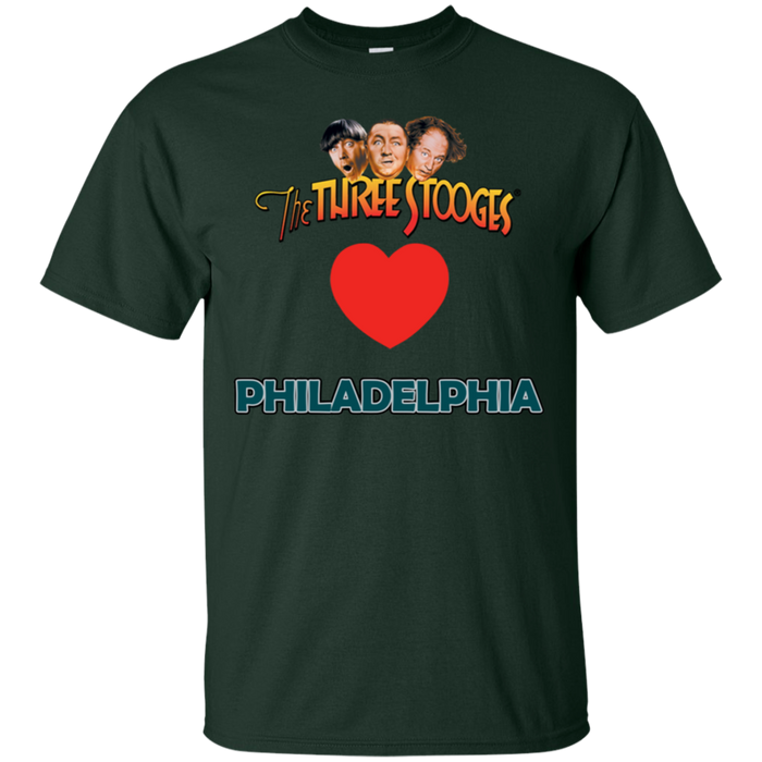 Three Stooges Love Philadelphia Heart T-Shirt