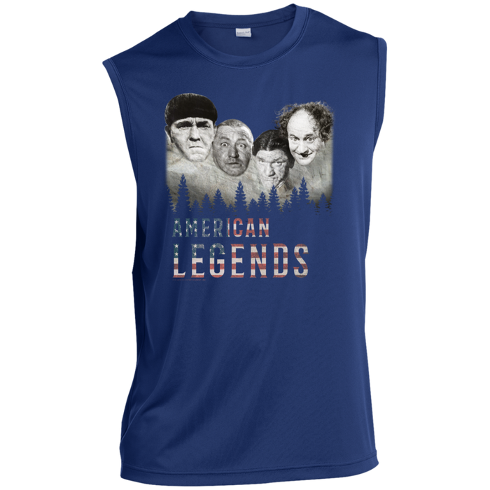 Three Stooges American Legends Sleeveless Performance Tee