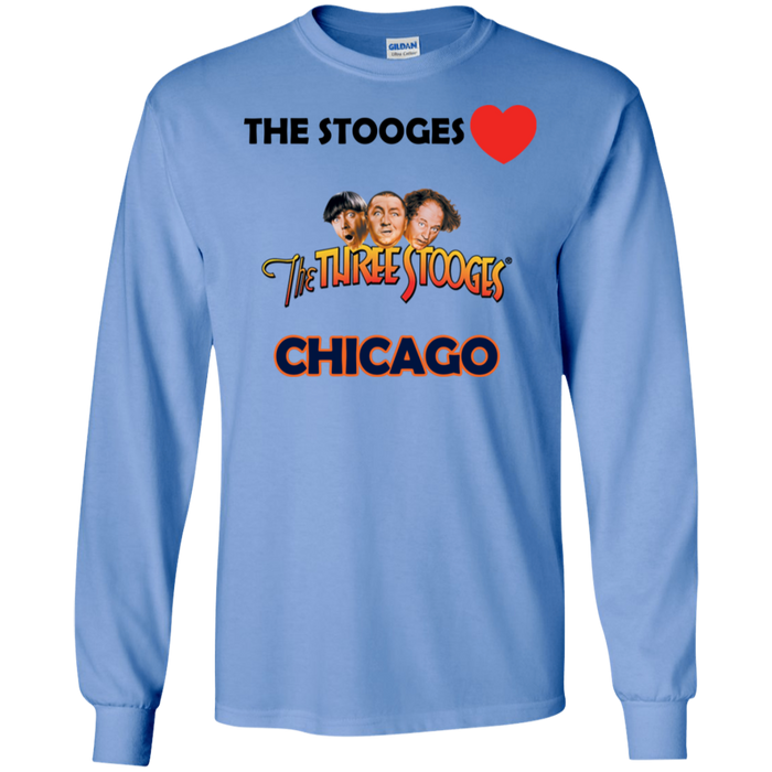 Three Stooges Love Chicago Long Sleeve Shirt