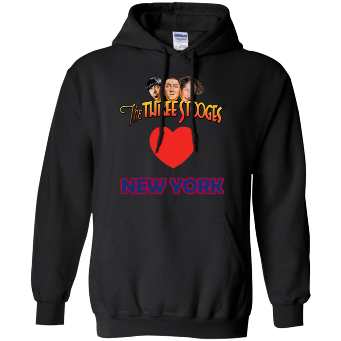 Three Stooges Love New York Heart Hoodie