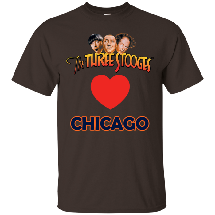 Three Stooges Love Chicago Heart T-Shirt