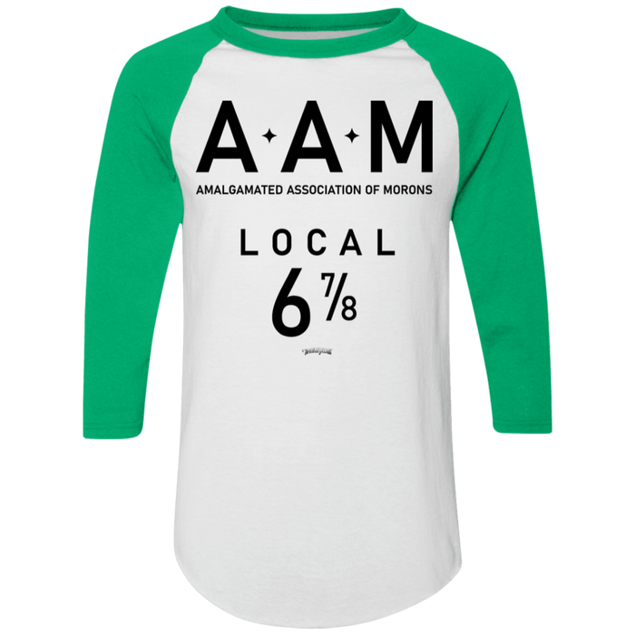 Three Stooges AAM Raglan 3/4 Sleeve T-Shirt