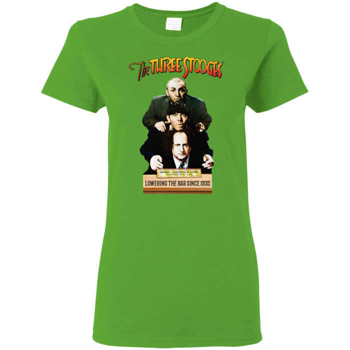 Three Stooges Ladies Dewey, Cheatem, & Howe T-Shirt