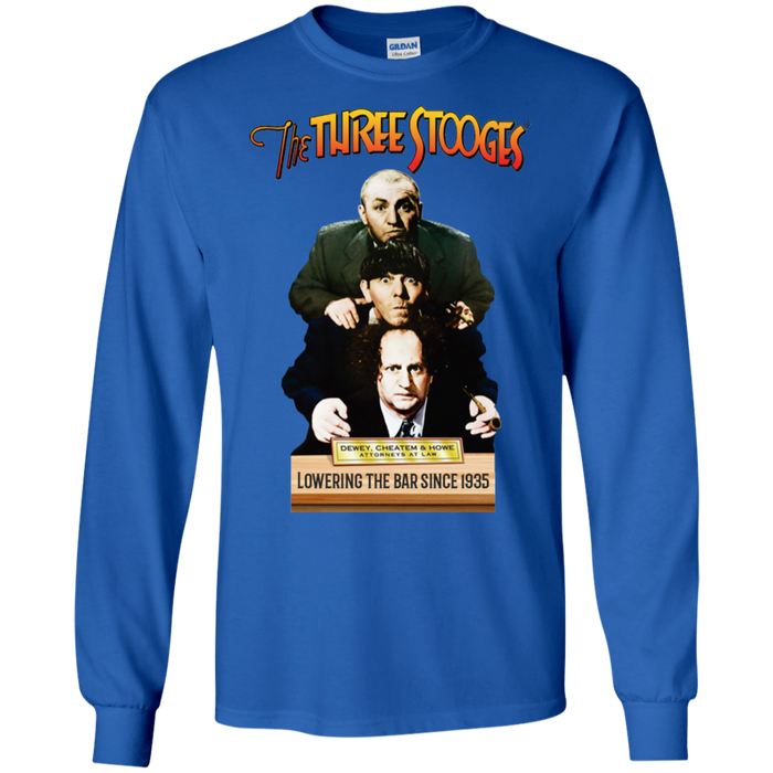 Three Stooges Dewey, Cheatem, & Howe Long Sleeve T-Shirt