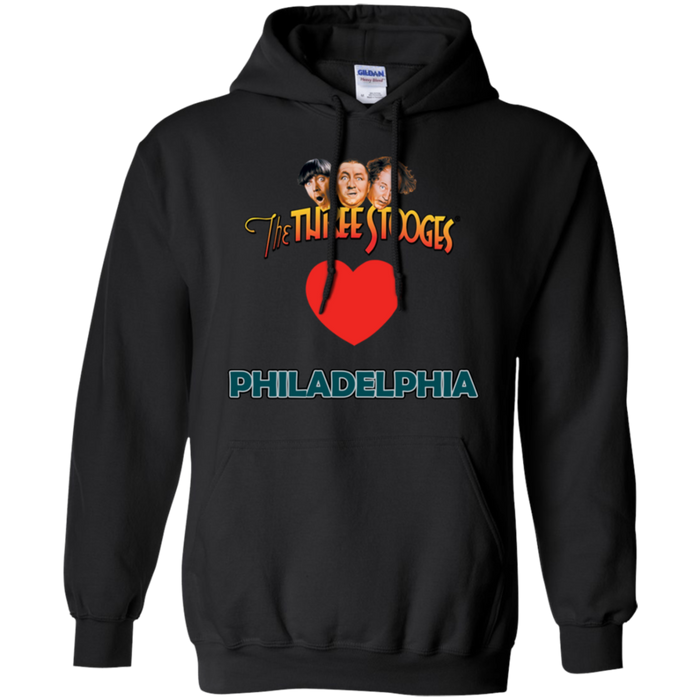 Three Stooges Love Philadelphia Heart Hoodie