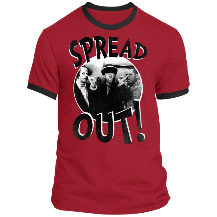 Three Stooges Spread Out Ringer Tee