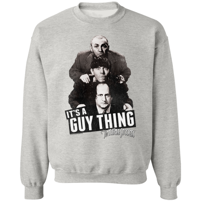 Three Stooges It's A Guy Thing Crewneck Pullover Sweatshirt