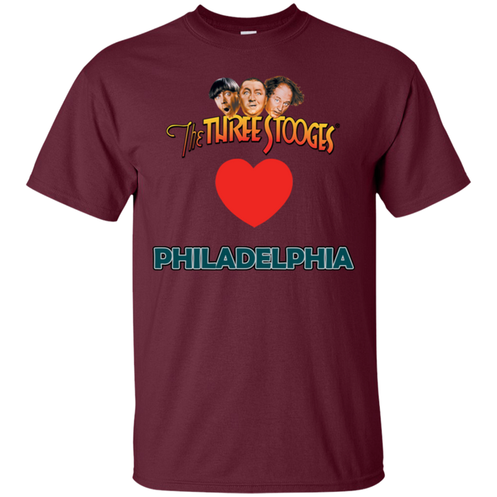Three Stooges Love Philadelphia Heart T-Shirt