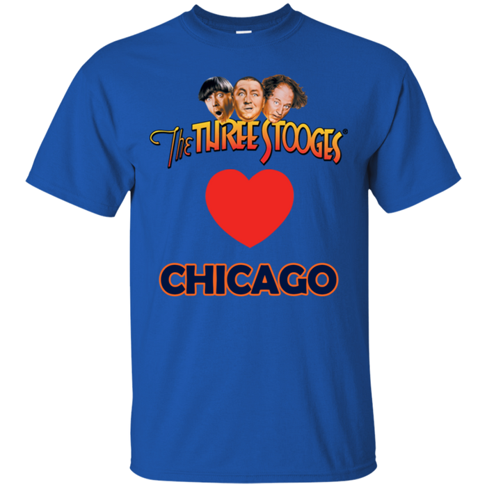 Three Stooges Love Chicago Heart T-Shirt