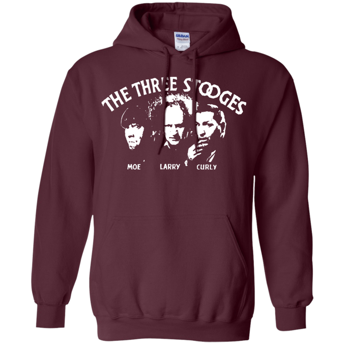 Three Stooges Pullover Hoodie Classic Opening Credits