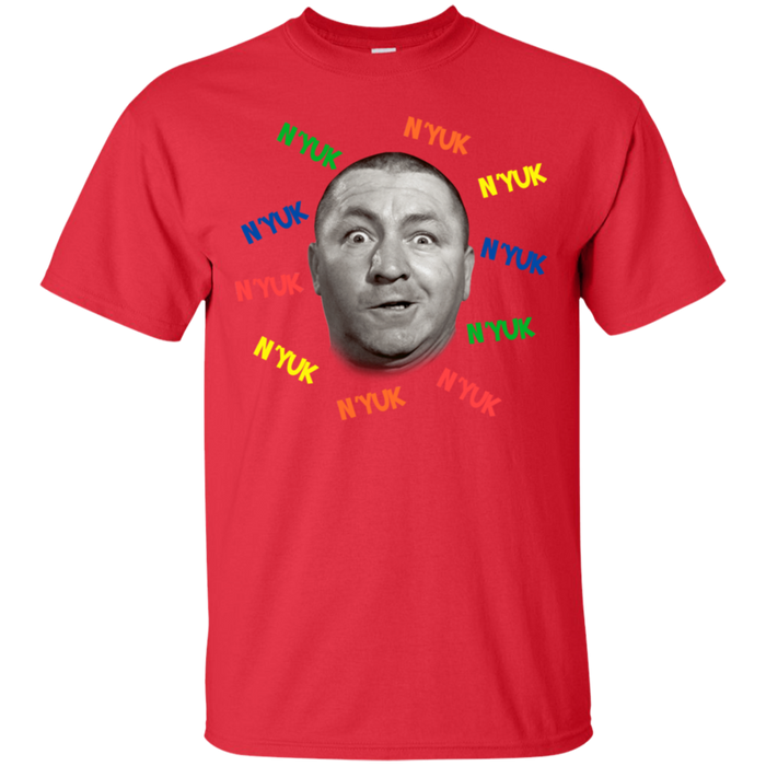 Three Stooges Curly Retro Nyuk T-Shirt