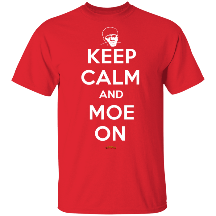 Three Stooges Keep Calm And Moe On T-Shirt