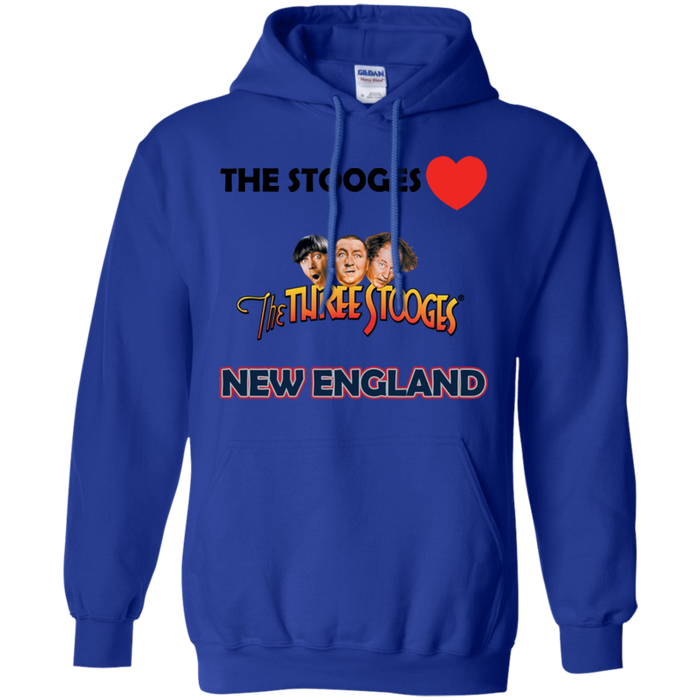 Three Stooges Love New England Hoodie