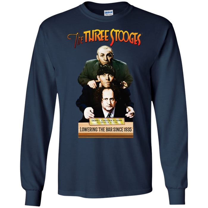 Three Stooges Dewey, Cheatem, & Howe Long Sleeve T-Shirt