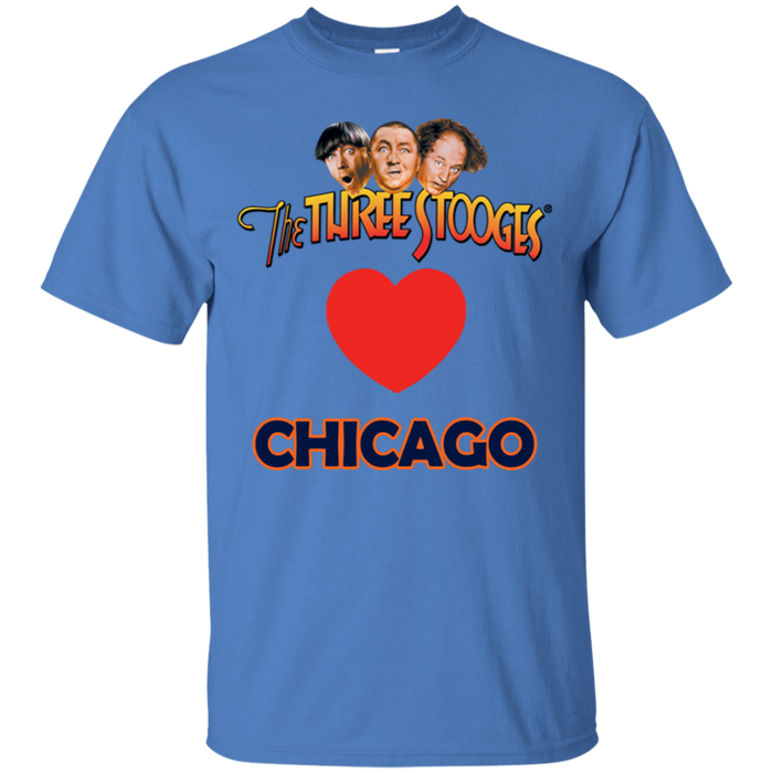 Three Stooges Love Chicago Heart T-Shirt