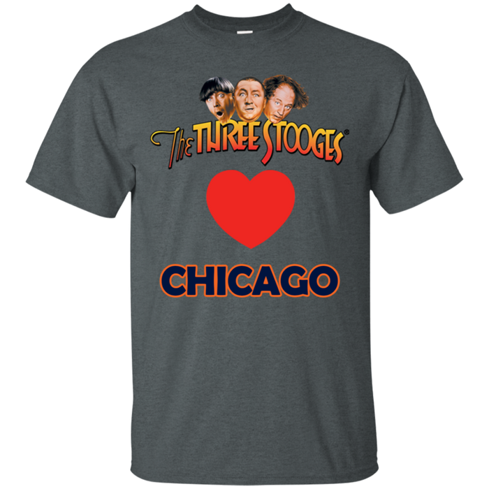 Three Stooges Love Chicago Heart T-Shirt