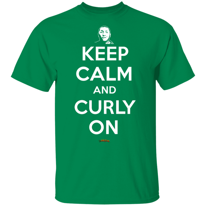 Three Stooges Keep Calm And Curly On T-Shirt