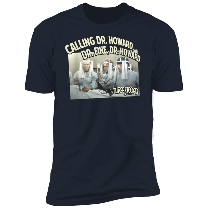 Three Stooges Doctors Premium Short Sleeve T-Shirt