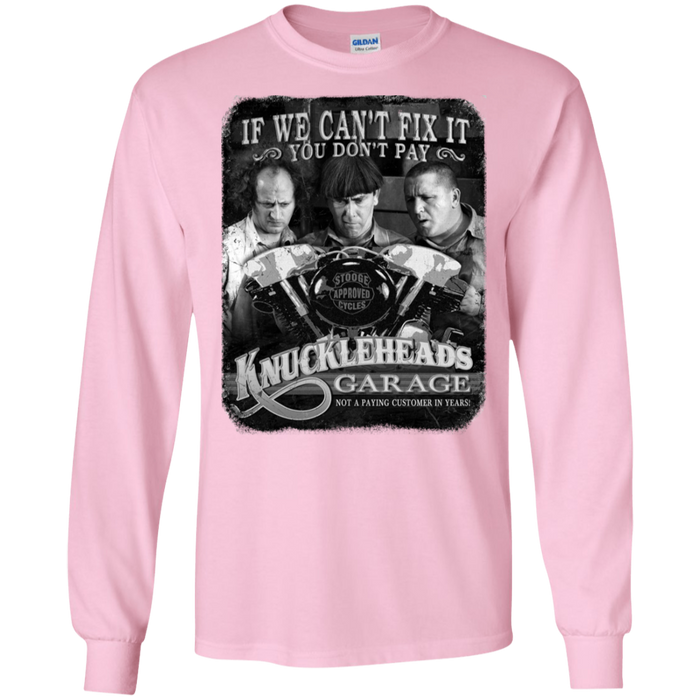 Three Stooges Knuckleheads Garage Long Sleeve T-Shirt