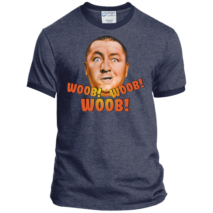 Three Stooges Curly Woob Woob Woob Ringer T-Shirt