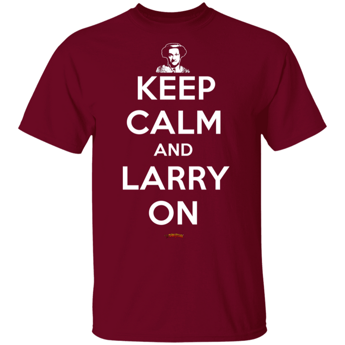 Three Stooges Keep Calm And Larry On T-Shirt