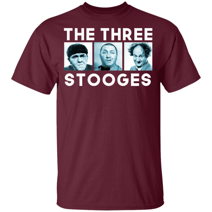 Three Stooges Three Squares Youth 100% Cotton T-Shirt