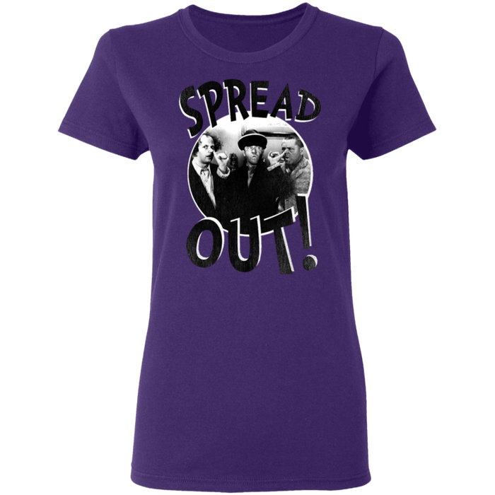 Three Stooges Spread Out Ladies T-Shirt