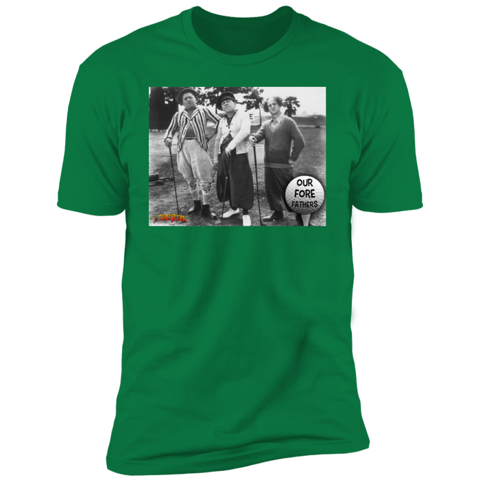 Three Stooges Golf - Fore Fathers Premium T-Shirt
