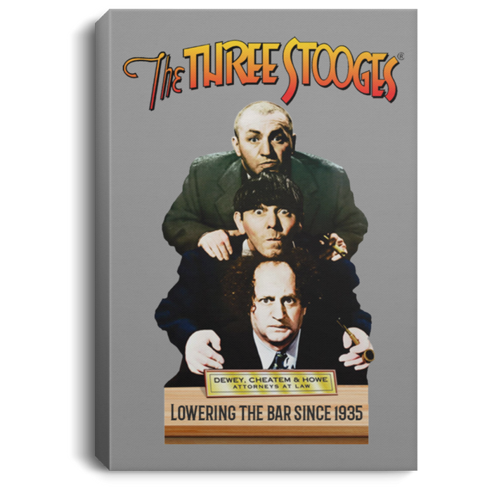 Three Stooges Dewey, Cheatem, & Howe Portrait Canvas .75In Frame
