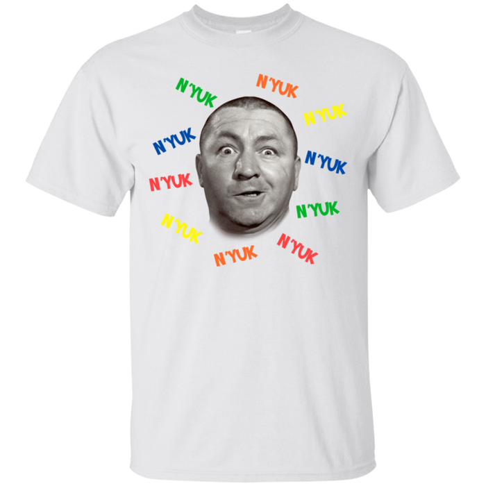 Three Stooges Curly Retro Nyuk T-Shirt