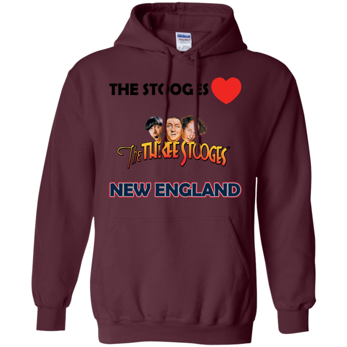 Three Stooges Love New England Hoodie