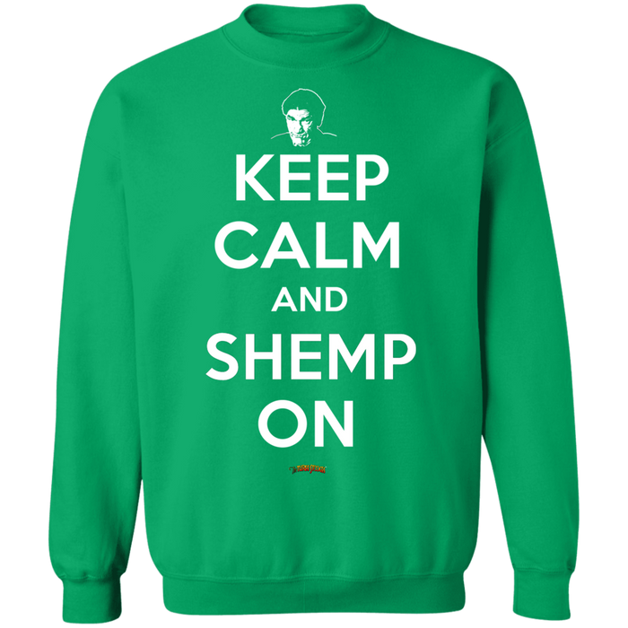 Three Stooges Keep Calm And Shemp On Crewneck Sweatshirt