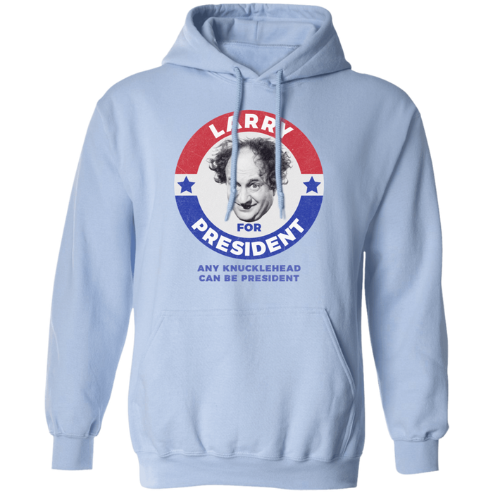 Three Stooges Larry For President Pullover Hoodie