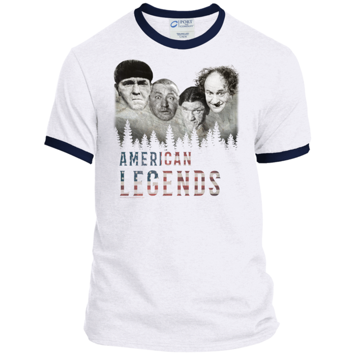 Three Stooges American Legends Ringer Tee