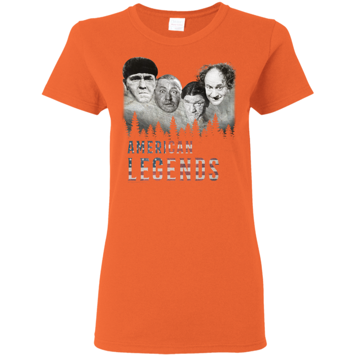 Three Stooges American Legends Ladies' T-Shirt