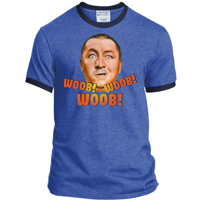 Three Stooges Curly Woob Woob Woob Ringer T-Shirt