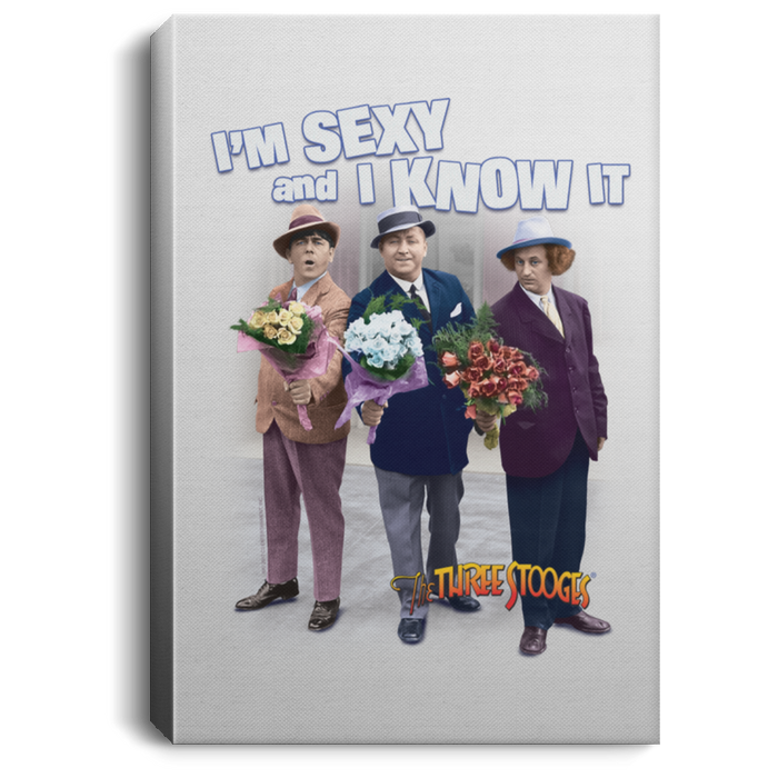Three Stooges Sexy Portrait Canvas .75In Frame