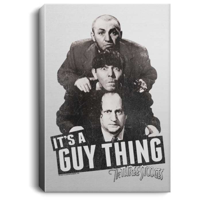 Three Stooges It's A Guy Thing Portrait Canvas .75In Frame