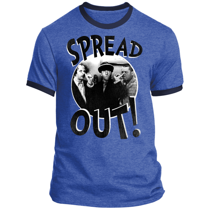Three Stooges Spread Out Ringer Tee