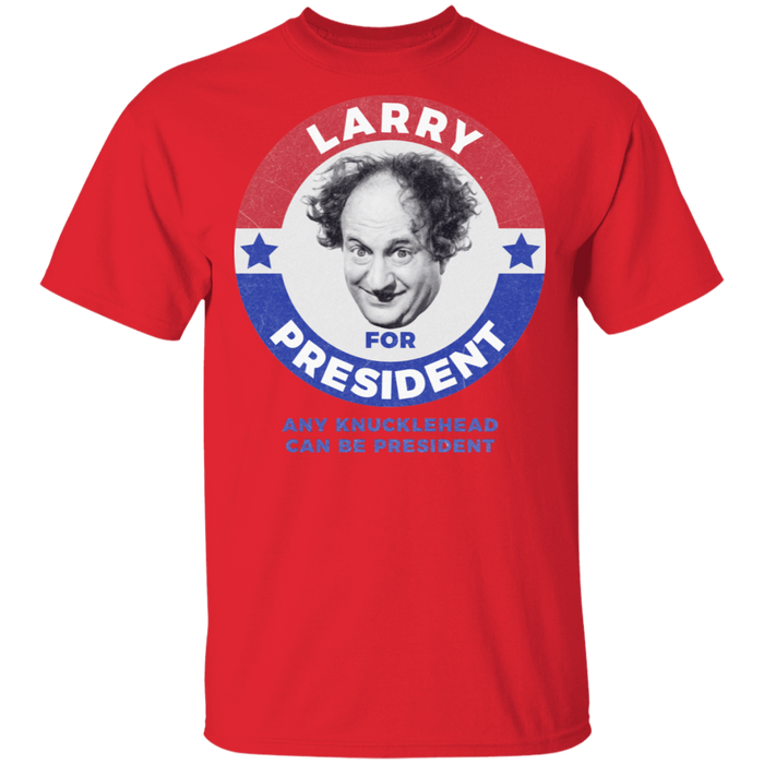 Three Stooges Larry For President T-Shirt