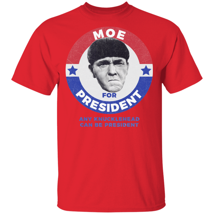 Three Stooges Moe For President T-Shirt