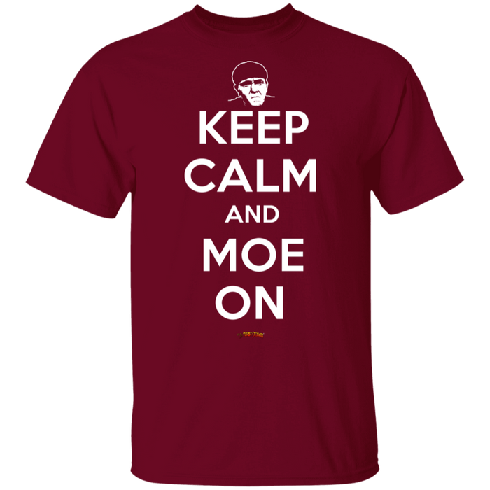 Three Stooges Keep Calm And Moe On T-Shirt