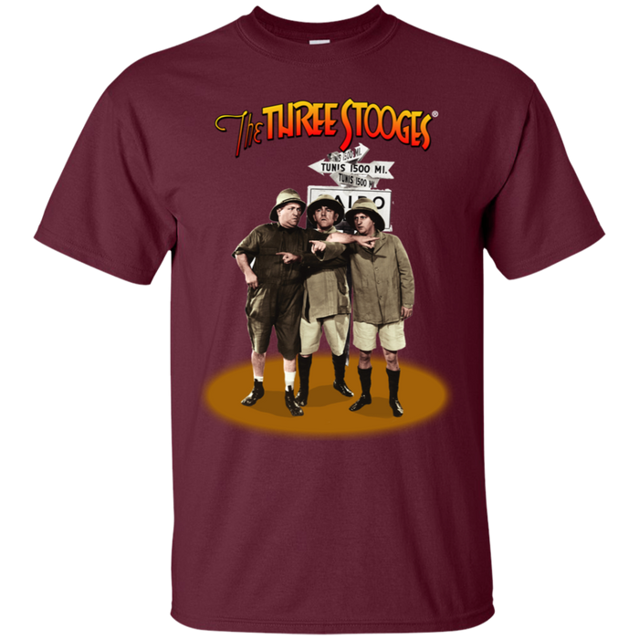 Three Stooges Safari Pointing T-Shirt