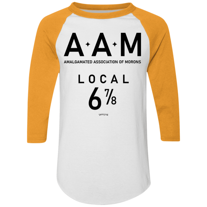 Three Stooges AAM Raglan 3/4 Sleeve T-Shirt
