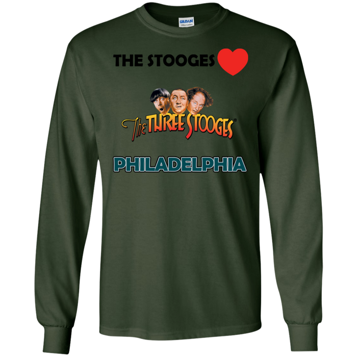 Three Stooges Love Philadelphia Long Sleeve Shirt