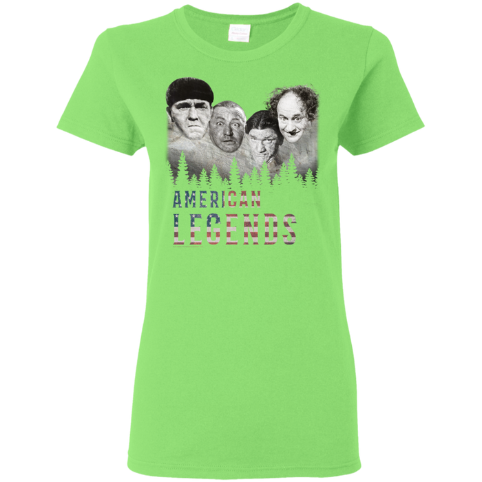 Three Stooges American Legends Ladies' T-Shirt