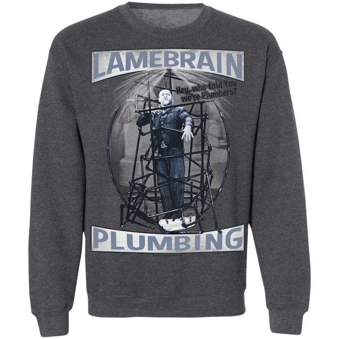 Three Stooges Lamebrain Plumbing Crewneck Pullover Sweatshirt