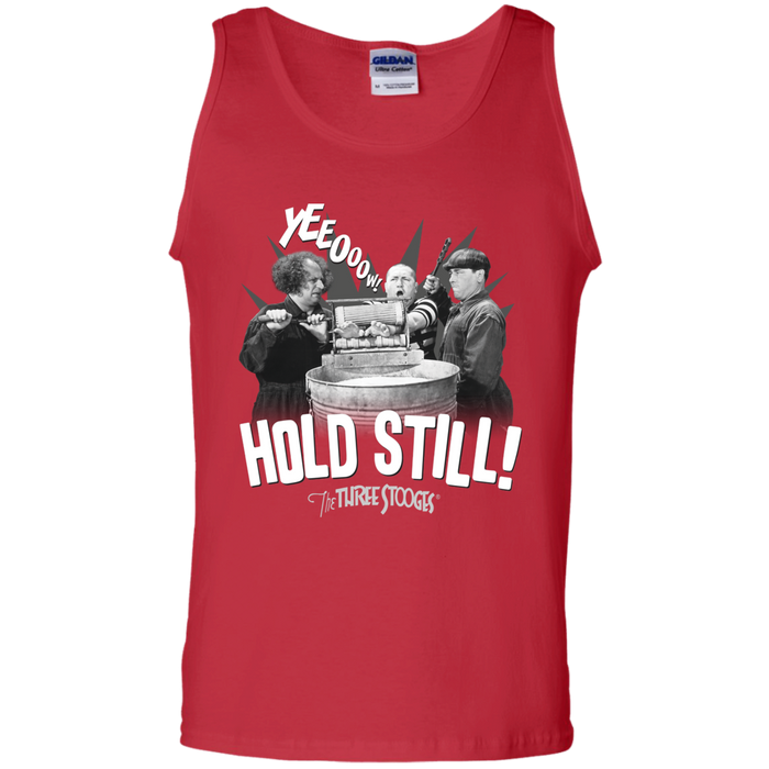 Three Stooges Hold Still 100% Cotton Tank Top